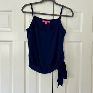 Lilly Pulitzer true navy Ainsley spaghetti strap